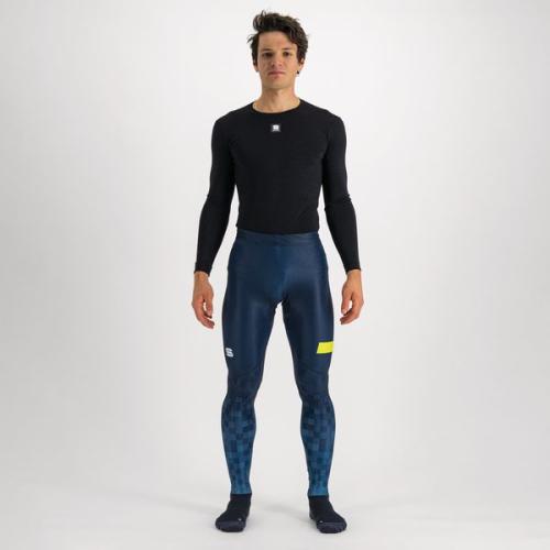 Preview: Sportful XC Squadra Tight - alaxy blue/natural gray