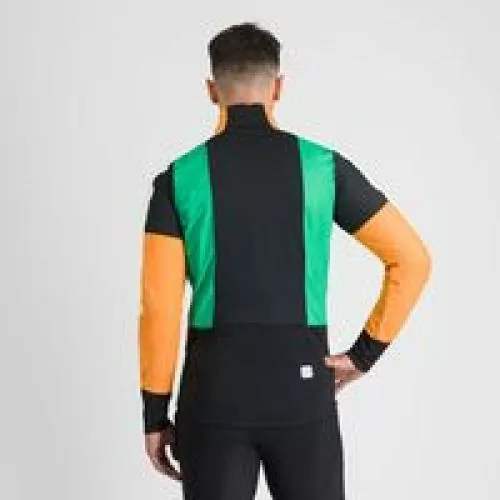 Sportful XC Apex Jacket - black/white/green/yellow
