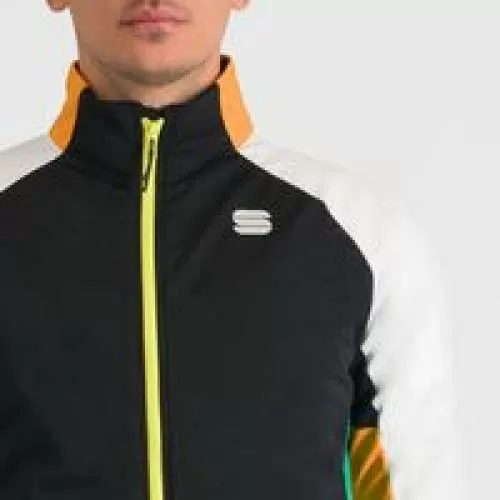 Sportful XC Apex Jacket - black/white/green/yellow