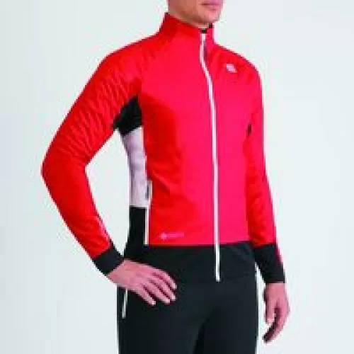 Sportful XC Apex Jacket - tango red/white