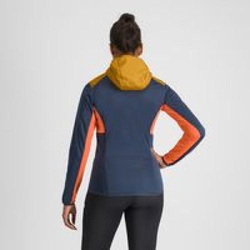 Preview: Sportful XC Rythmo W Jacket - wood yellow/galaxy blue