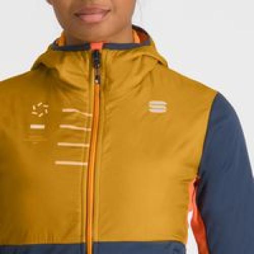 Preview: Sportful XC Rythmo W Jacket - wood yellow/galaxy blue