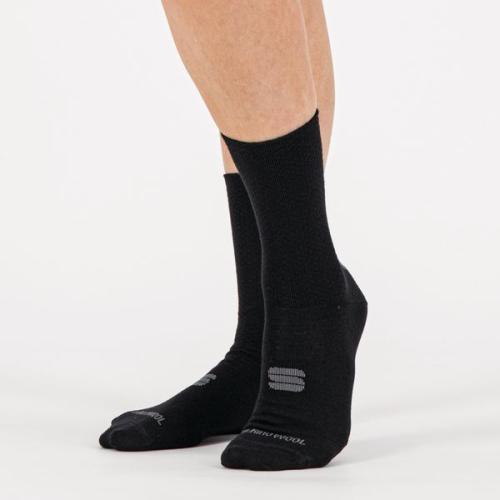 Preview: Sportful Wool W 16 Sock - black/anthracite