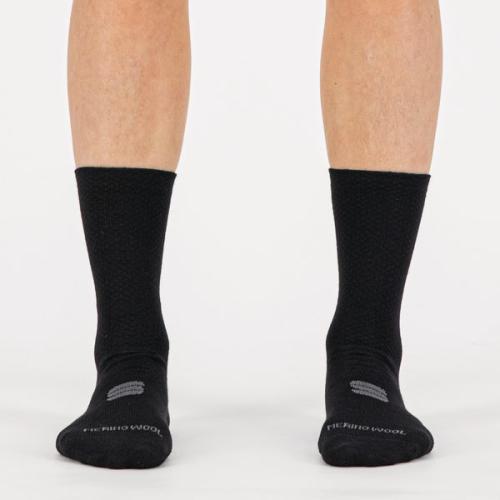 Preview: Sportful Wool W 16 Sock - black/anthracite