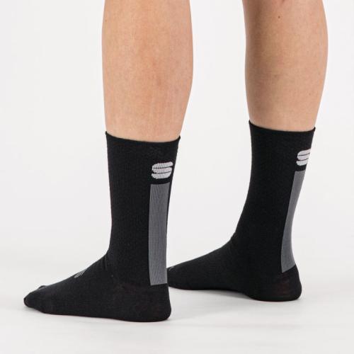 Preview: Sportful Wool W 16 Sock - black/anthracite