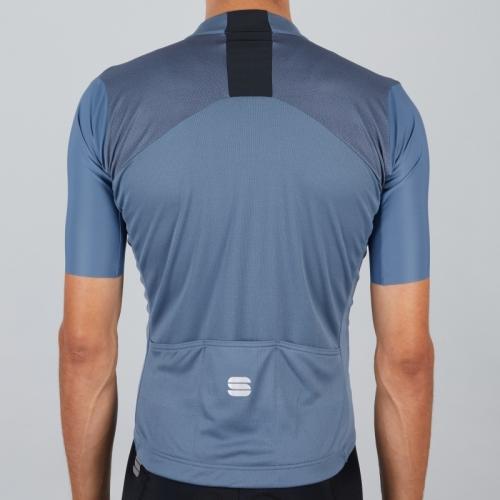 Preview: Sportful Strike Short Sleeve Jersey - blue sea/black