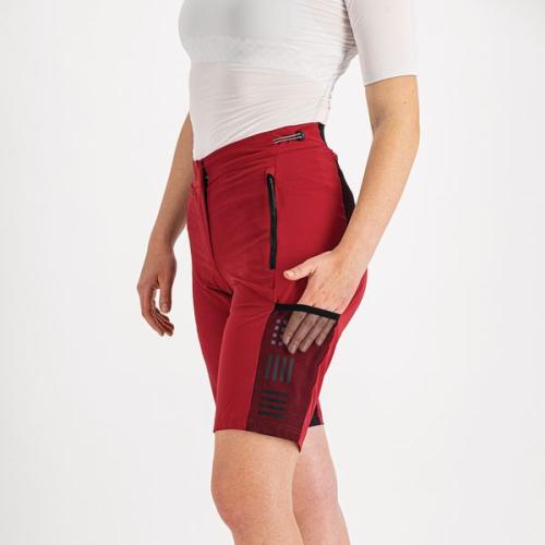 Preview: Sportful Supergiara W Overshort - red rumba