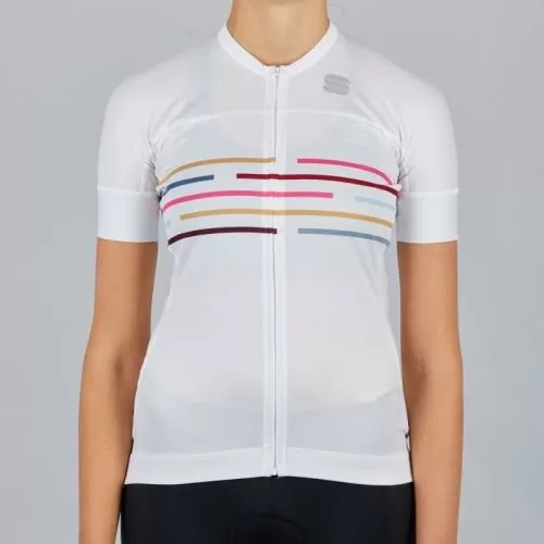 Sportful Vélodrome W Short Sleeve Jersey - white