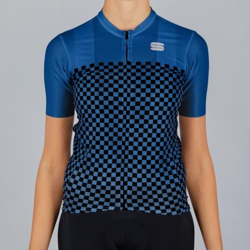 Preview: Sportful Checkmate W Jersey - blue ceramic