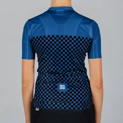 Sportful Checkmate W Jersey - blue ceramic
