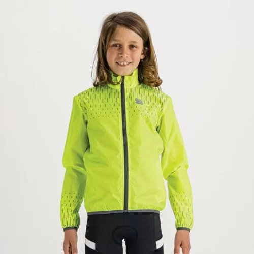 Sportful Kid Reflex Jacket - yellow fluo
