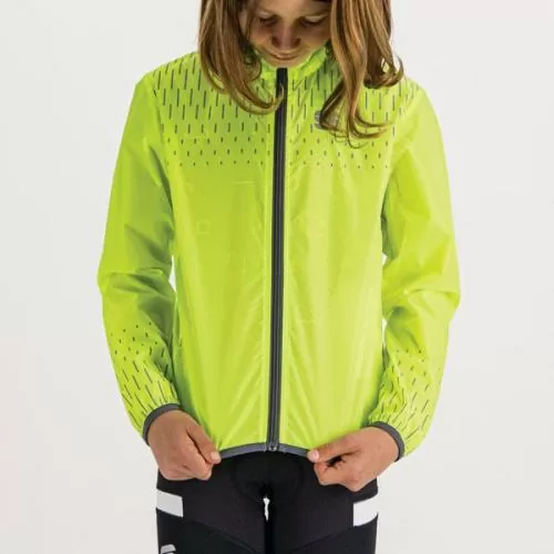 Sportful Kid Reflex Jacket - yellow fluo