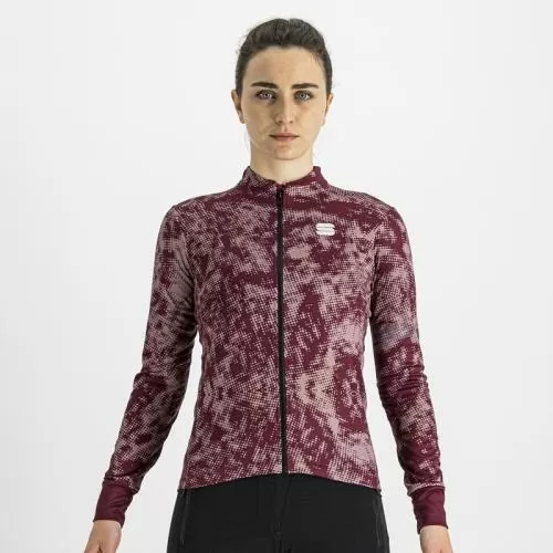 Sportful Escape Supergiara W Thermal Jersey - red wine/mauve
