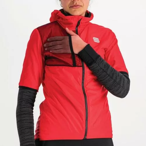 Sportful Supergiara W Puffy Short Sleeve - pompelmo