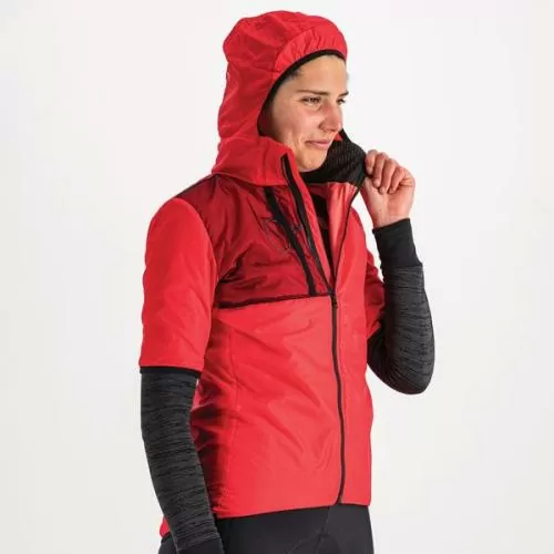 Sportful Supergiara W Puffy Short Sleeve - pompelmo