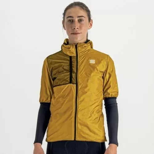 Sportful Supergiara W Puffy Short Sleeve - dark gold