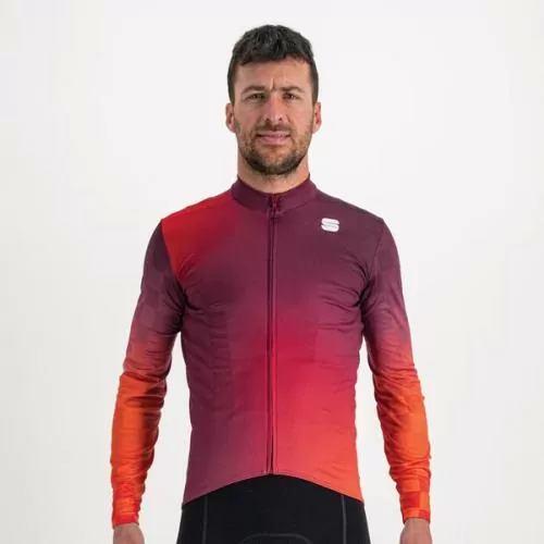 Sportful Rocket Thermal Jersey - red rumba/pompelmo