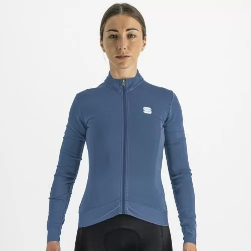 Sportful Monocrom W Thermal Jersey - blue sea