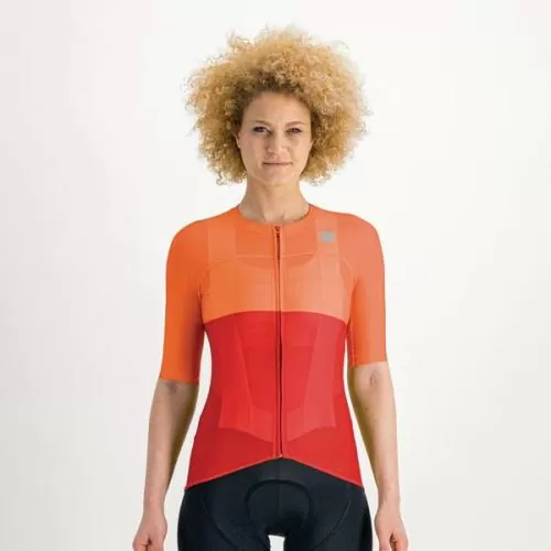 Sportful Pro W Jersey - chili red pompelmo