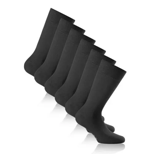 Rohner Cotton II 3er Pack Socken - schwarz