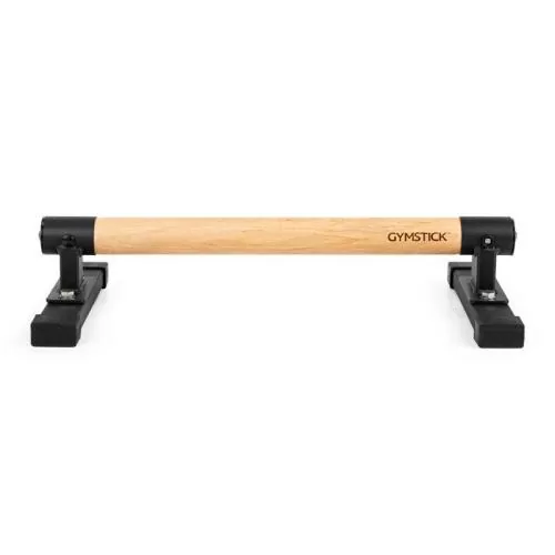 Gymstick Premium Parallettes (Grösse M) - schwarz, braun