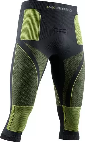 X-BIONIC Men Energy Accumulator 4.0 Pants 3/4 - charcoal/yellow