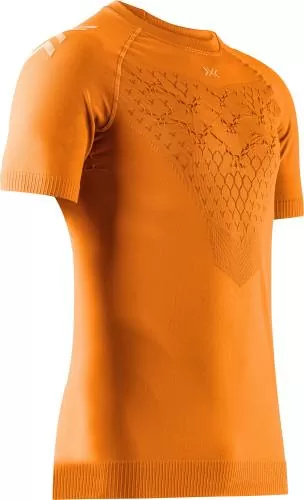 X-BIONIC Men Twyce Run Shirt SH SL - blazing orange/arctic white