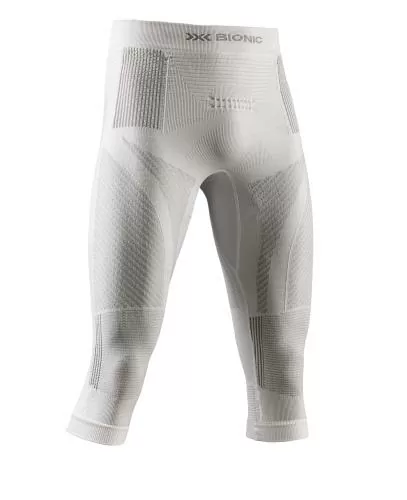 X-BIONIC UNISEX Energy Accumulator 4.0 Armadillo 3/4 pants - arctic white/pearl grey