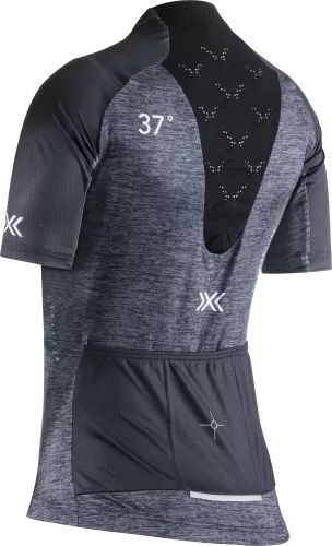 X-BIONIC Women CoreFusion Endurance Merino Jersey SH SL - opal black melange