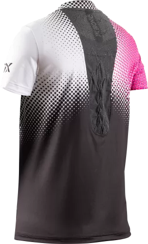 X-BIONIC Women CoreFusion Run Shirt SH SL - dot fade/neo pink/white