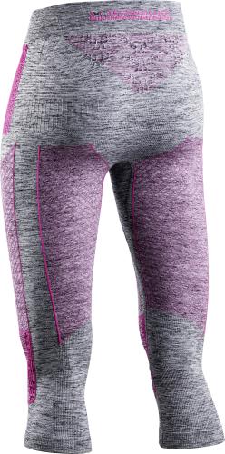 Preview: X-BIONIC Women Energy Accumulator 4.0 Melange Pants 3/4 - grey melange/pink