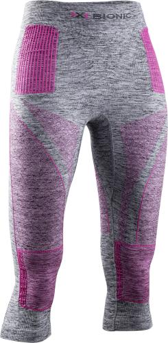 Preview: X-BIONIC Women Energy Accumulator 4.0 Melange Pants 3/4 - grey melange/pink