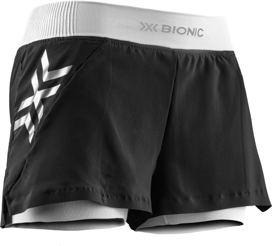 Preview: X-BIONIC Women Twyce Race 2in1 Shorts - arctic white/pearl grey