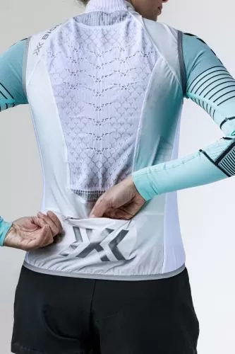 X-BIONIC Women Twyce Vest - arctic white/pearl grey