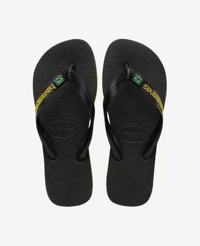 Havaianas Brasil Layers Flip-Flops - Black