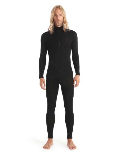 Preview: Icebreaker Men Merino 175 Everyday LS Half Zip - black