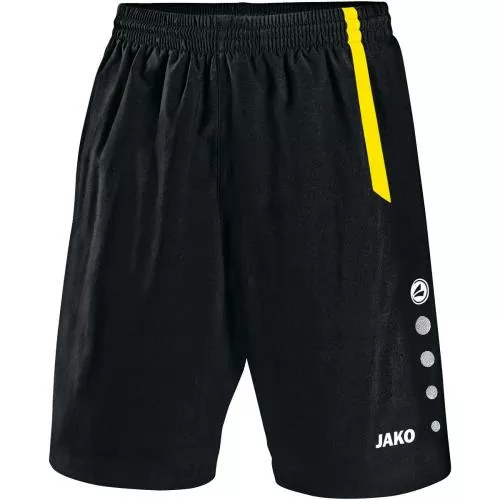 Jako Children Shorts Turin - black/citro