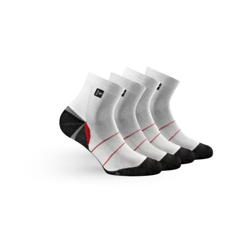 2 Pcs Rohner Silver Runner l/r II Socks - White