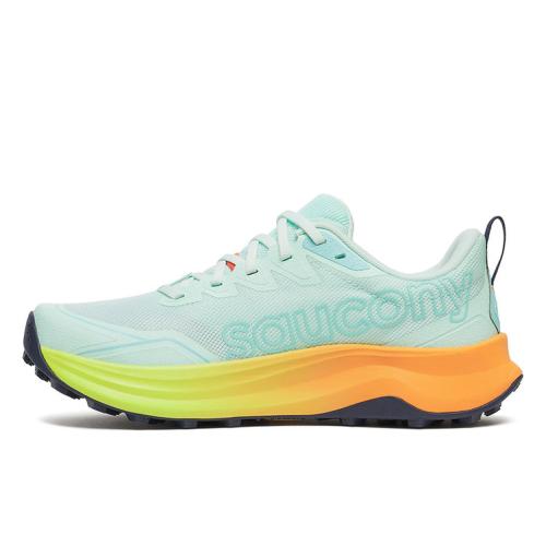 Preview: Saucony Peregrine 16 - Aqua/Citron