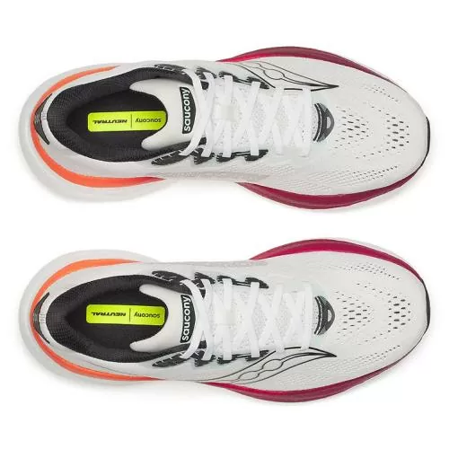 Saucony Ride 19 - White/Crimson