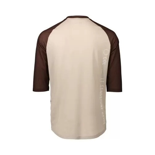 POC MTB Pure 3/4 Jersey - Light Sandstone Beige/Axinite Brown