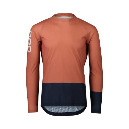 Preview: POC MTB Pure LS Jersey - Himalayan Salt/Turmaline Navy
