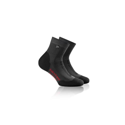 Preview: 2-er Set Rohner Trek'n Travel l/r Socken - Anthracite