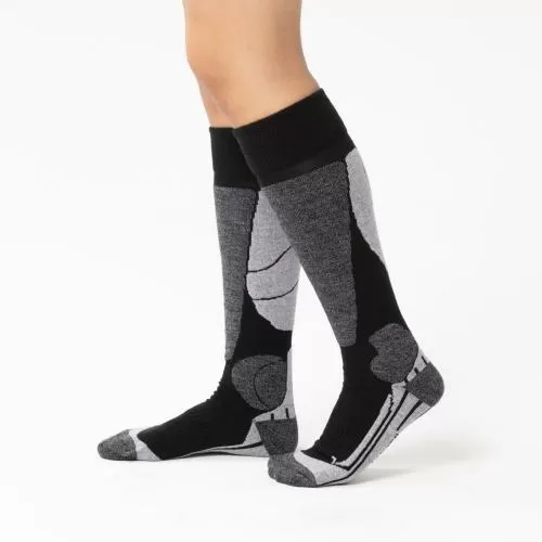 Rohner Ski Base l/r Skisocken - Black/Grey