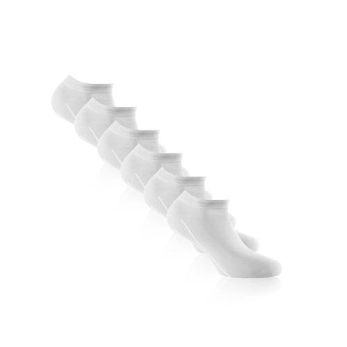 Preview: 2 Pcs Rohner Sneaker Bamboo 3er Pack Socks - white