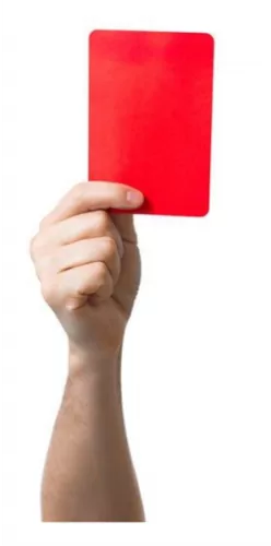 Red Card 105 x 75 mm (Pcs)