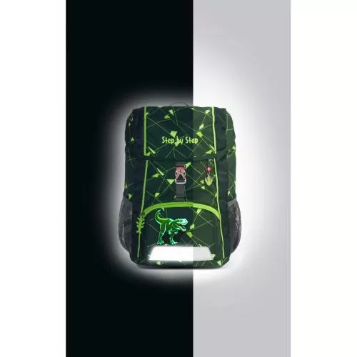 Step by Step KID SHINE Rucksack-Set "Dino Night Tyro", 3-teilig