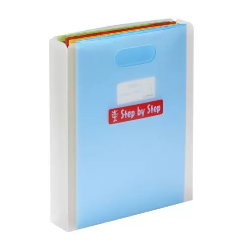 Step by Step Folder Box with Handle, transparent