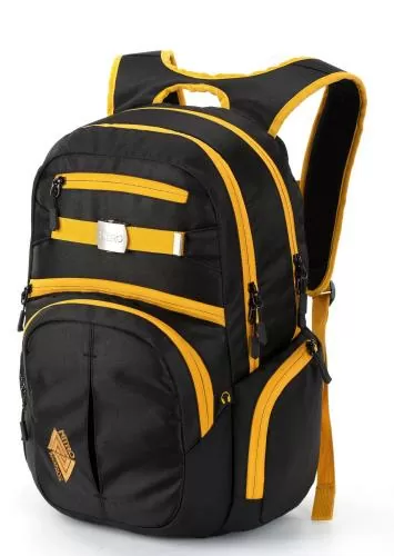 Einzelstück NITRO Schulrucksack Hero - Golden Black -