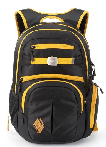 Preview: Einzelstück NITRO Schulrucksack Hero - Golden Black -